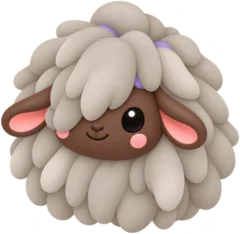 A shaggy grey sheep with long locks